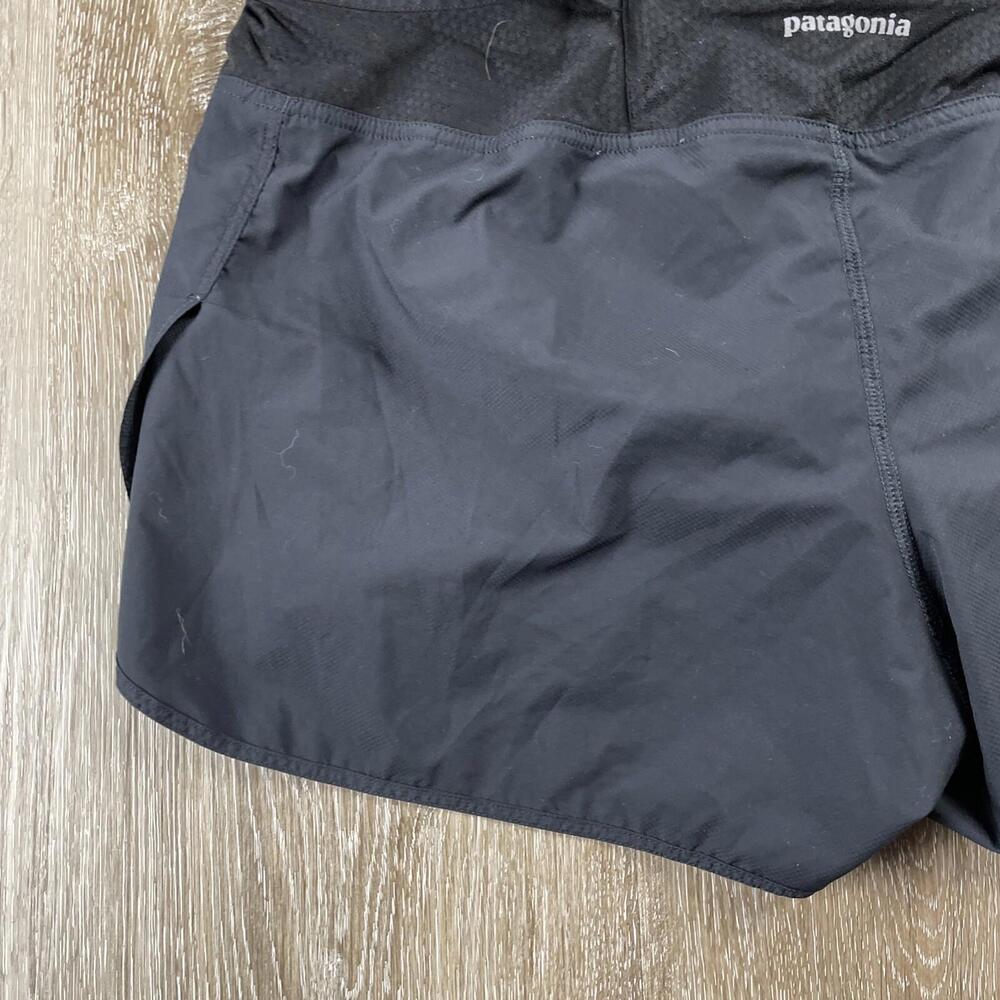 Patagonia Nine Trails Running Shorts Women’s XL Black Rear Pocket 24655 Trail - Picture 9 of 16